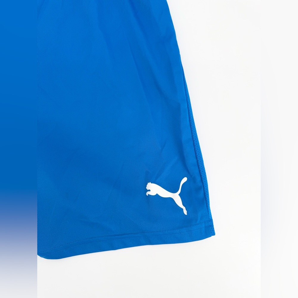 Puma Men's Vibrant Blue Sports Shorts - Picture 2 of 3